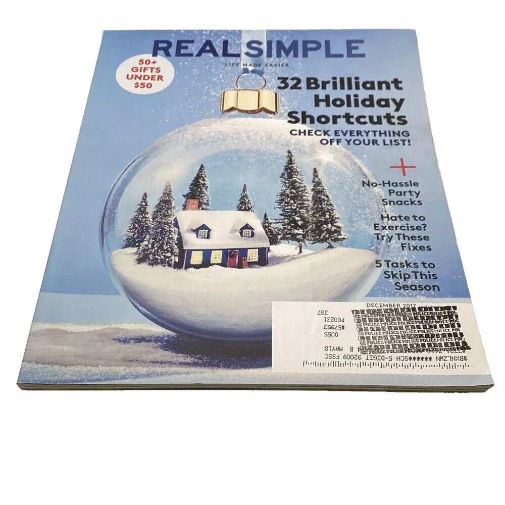 Real Simple Magazine (Life Made Easier) Complete Year 2017 - 12 Issues - Picture 16 of 16